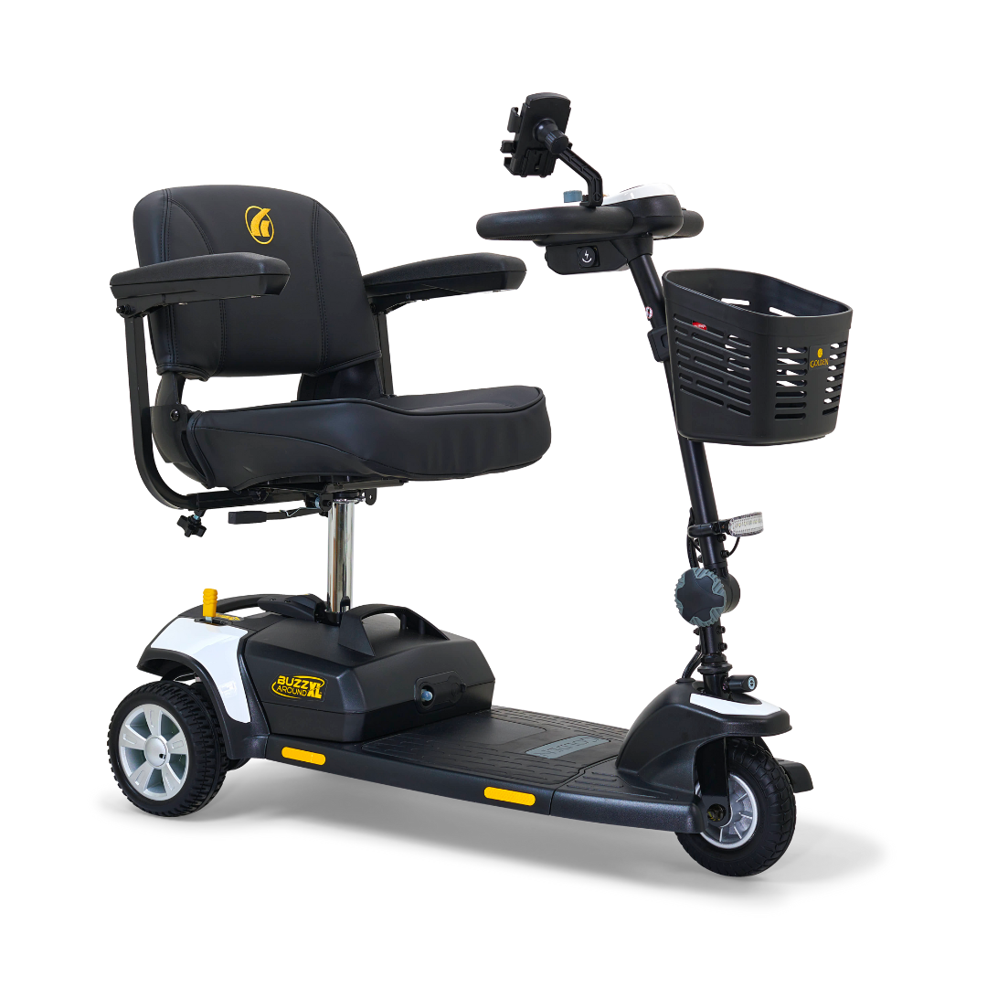 Golden Tech GB121 Buzzaround XL 3-Wheel Mobility Scooter - Senior.com Mobility Scooters